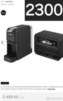 KAVOVAR CATLER NA KAPSLE + MLETA KAVA