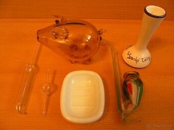 Retro skleněné předměty