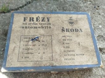 Frézy ventilových sedel škoda 1000MB 100 110 Octavia Felicia