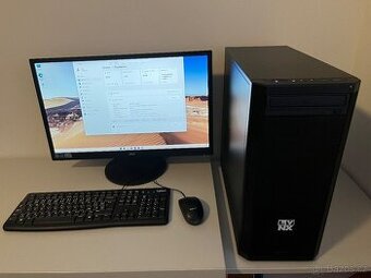 Zánovní PC i5, 16GB, 1TB SSD, AMD, monitor, kláv+myš, záruka