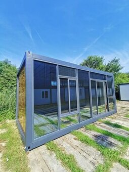 Obytný kontejner PMP 3 x 6 m prosklená stěna