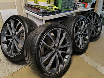 Alu kola Audi S4, A6 5x112 r19 Originál, 245/35/19, S-Line
