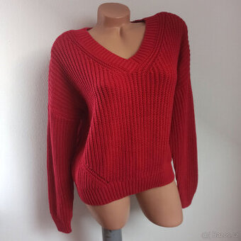 dámský svetr vel. L HOLLISTER  TOP STAV