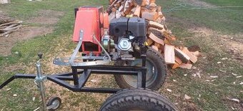 Štěpkovač, špalíkovač 15hp benzínový motor - 1