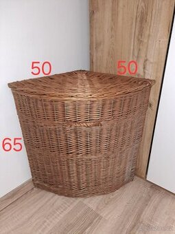 Proutěný koš na prádlo - 1