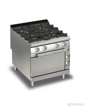 Q70PCF/GE8003 - Kombinovaný sporák,4x hořák,el. trouba