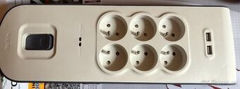 Přepěťová ochrana,Belkin BSV604ca2M,nová