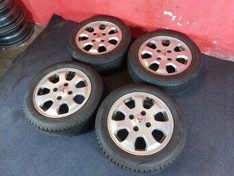 ALU disky 4x114,3 R15 Mitsubishi 6Jx15H2 s letními pneu 195/