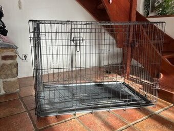 Klec skládací  XL, se dvěma dveřmi, rozměr 106 × 69 x 77cm