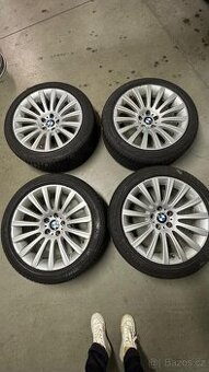 Originální BMW alu disky s pneu 19" (8.5Jx19 EH2+ IS25)