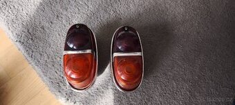 Zadní světla Octavia, Felicia, Spartak a Velorex.