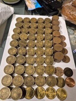 Sbírka dvacetikorun a desetikorun s orlojem