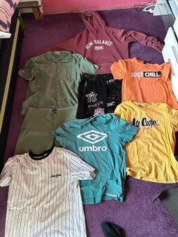 Prodám pánské trika,mikynu,kraťasy,velikost XL.