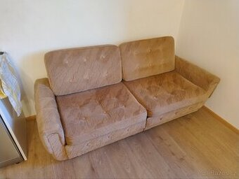 Rozkládací pohovka (gauč) béžová