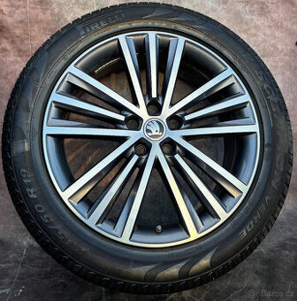 Originální Alu kola 5x112 Škoda Kodiaq 235/50/19 TPMS