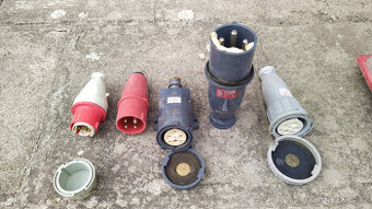 Vidlice a zásuvky 380V, 4-kolík