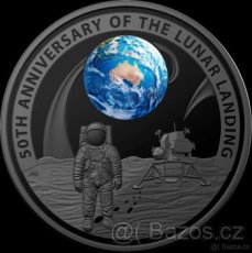 Stříbrná mince - 50th Anniversary of the Lunar Landing 1oz