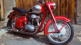 Jawa 500 OHC r.v. 1956 - ram s doklady