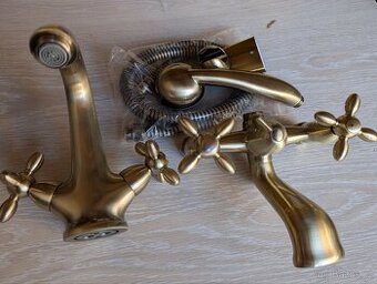 Retro baterie bronz
