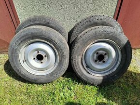 2 ks pneu s disky 155/80 R13 Kumho - 1