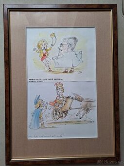 Lubomír Vaněk-Brněnský karikaturista. - 1