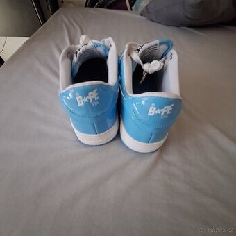 Bape Sta Patent Leather blue white