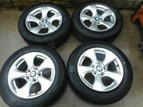 alu kola 5x120+letní pneu r16,Zánovní sada,