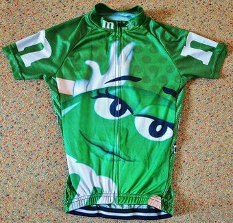 Dětský cyklistický dres m&m - 1