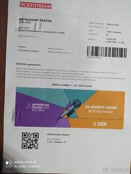 Prodej vstupenek - 1
