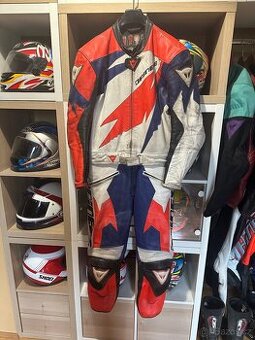 Kožená kombinéza Dainese vel.54, youngtimer, retro