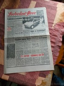 Noviny Svobodné Slovo 1993 - 1