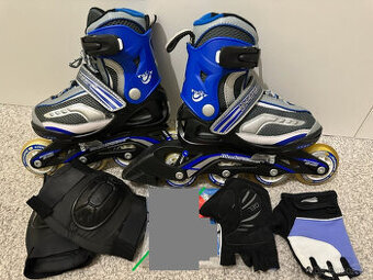 In line brusle Bladerunner ABEC7 vel. 28-32 rukavice chránič