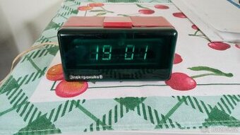 Ruské digitální hodiny elektronika