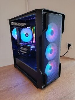 Herní PC: RTX 5070, R5 7600, 32Gb DDR5, 1Tb M.2, ZÁRUKA