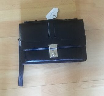 pánská černá kabelka - dokladovka