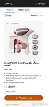 Epilátor Philips BRI977/00 Lumea IPL Series 9900