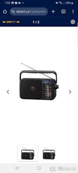 Radio Panasonic RF-2400DEG-K černý