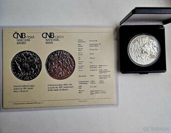 Stříbrná mince ČNB 500Kč Bitva u Zborova 2017