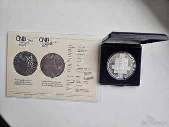 Mince ČNB 500Kč Washingtonská deklarace 2018 proof