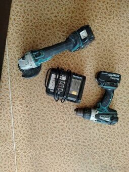 Aku bruska a vrtačka