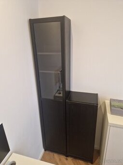 Knihovna IKEA Billy Oxberg černá 2ks - 1