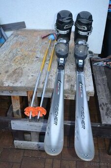 lyže Fischer 188cm vázko  boty Salomon 28,5 hole 135