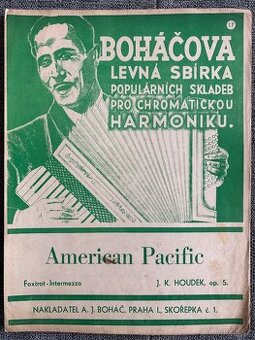 Noty: Boháčova sbírka pro harmoniku 17 - American Pacific