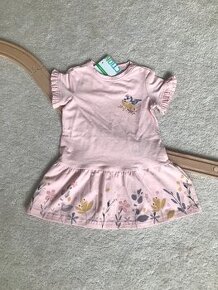 Růžové šaty Coccodrillo, vel 74