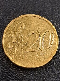 Mince 20 euro cent chyboražba