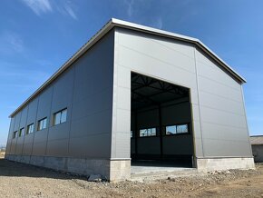 OCELOVÁ KONSTRUKCE HALY - MONTOVANÁ HALA 12x24x6m