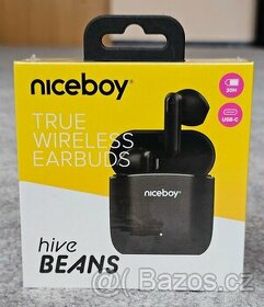 Sluchátka Niceboy Hive Beans - True Wireless- NEROZBALENÁ - 1