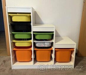 Ikea Trofast úložný regál + boxy