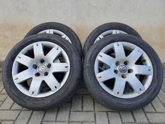 Alu kola vw 5x112 r16 7j et37 letni pneu 205/55/16