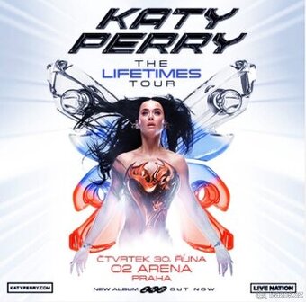 Vstupenky Katy Perry Praha O2 30.10.2025
